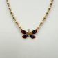 NZGD | 18ct Gold Butterfly Bloom Necklace 45cm