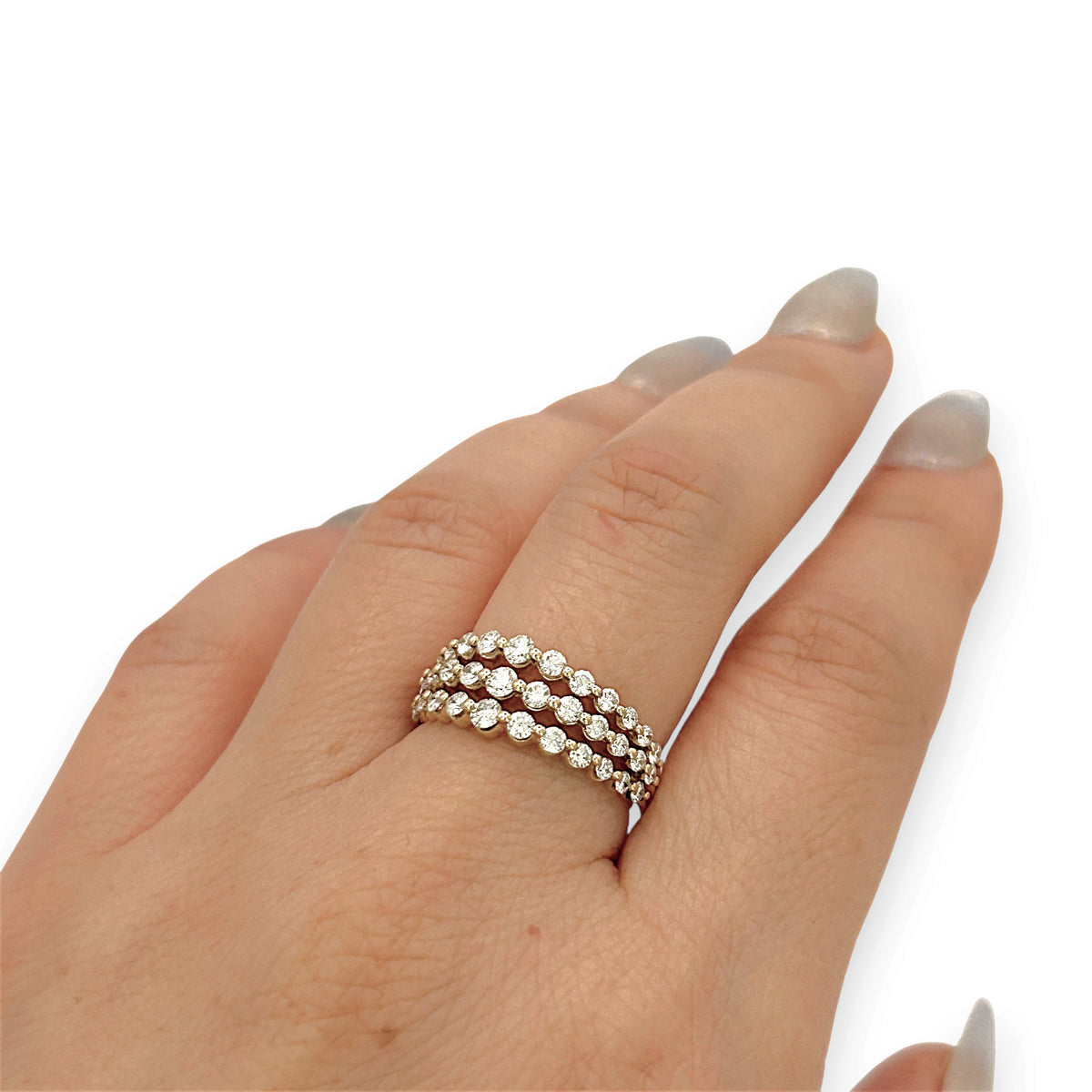NZGD | 9ct Gold Aurora Lace Ring Valuation $1,800