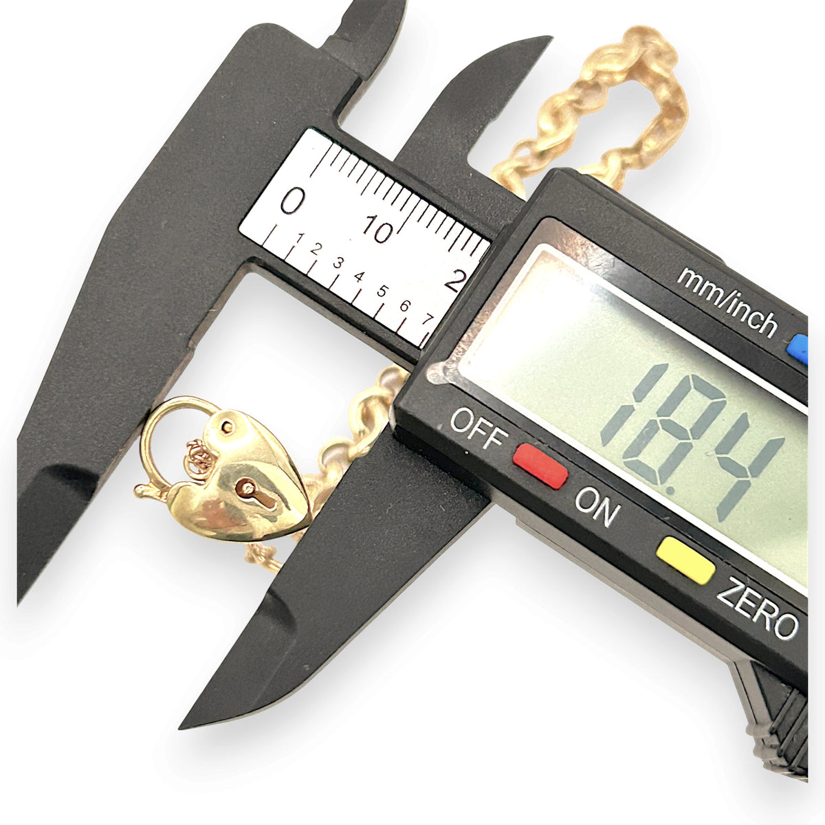 NZGD | 9ct Gold Auric Love‑Link Bracelet Bracelet 18cm