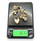 NZGD | 9ct Gold Auric Love‑Link Bracelet Bracelet 18cm