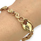 NZGD | 9ct Gold Auric Love‑Link Bracelet Bracelet 18cm