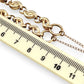 NZGD | 9ct Gold Auric Love‑Link Bracelet Bracelet 18cm
