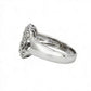 NZGD | 9ct White Gold Infinity Glow CZ Ring, Size M