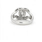 NZGD | 9ct White Gold Infinity Glow CZ Ring, Size M