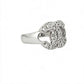 NZGD | 9ct White Gold Infinity Glow CZ Ring, Size M