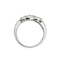 NZGD | 9ct White Gold Infinity Glow CZ Ring, Size M