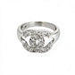 NZGD | 9ct White Gold Infinity Glow CZ Ring, Size M