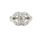 NZGD | 9ct White Gold Infinity Glow CZ Ring, Size M