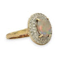 NZGD | 9ct Gold Vintage Style Opal Ring Valuation $2,000