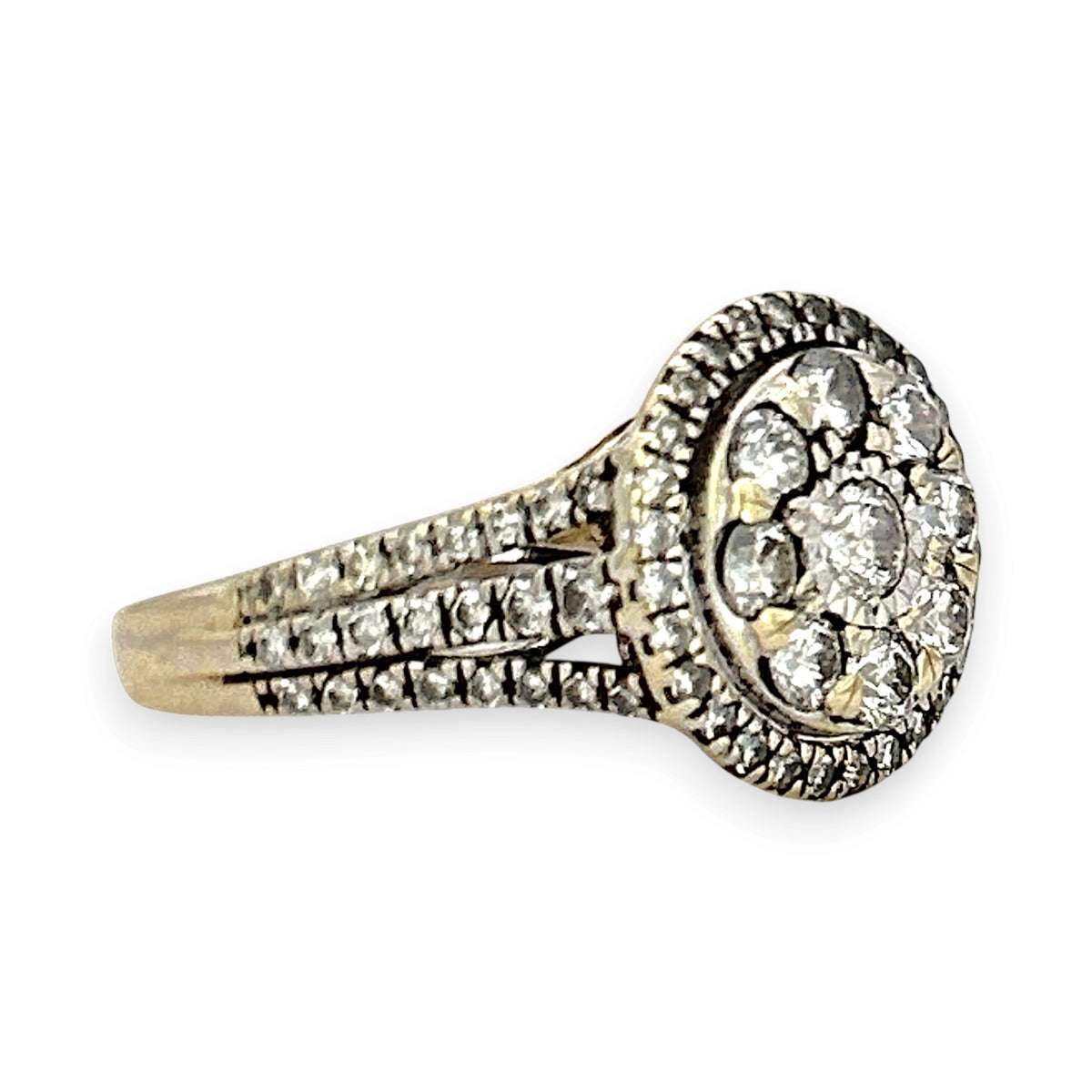 NZGD | 9ct Gold Celestial Bloom Diamond Ring TDW 1.20ct Valuation $4,000
