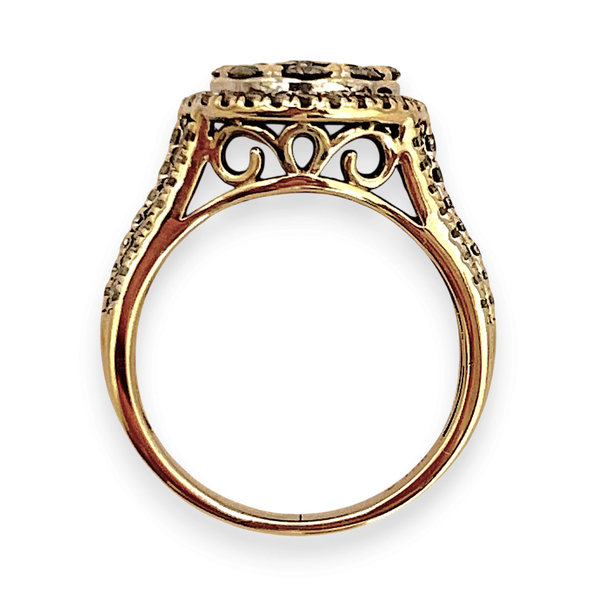 NZGD | 9ct Gold Celestial Bloom Diamond Ring TDW 1.20ct Valuation $4,000