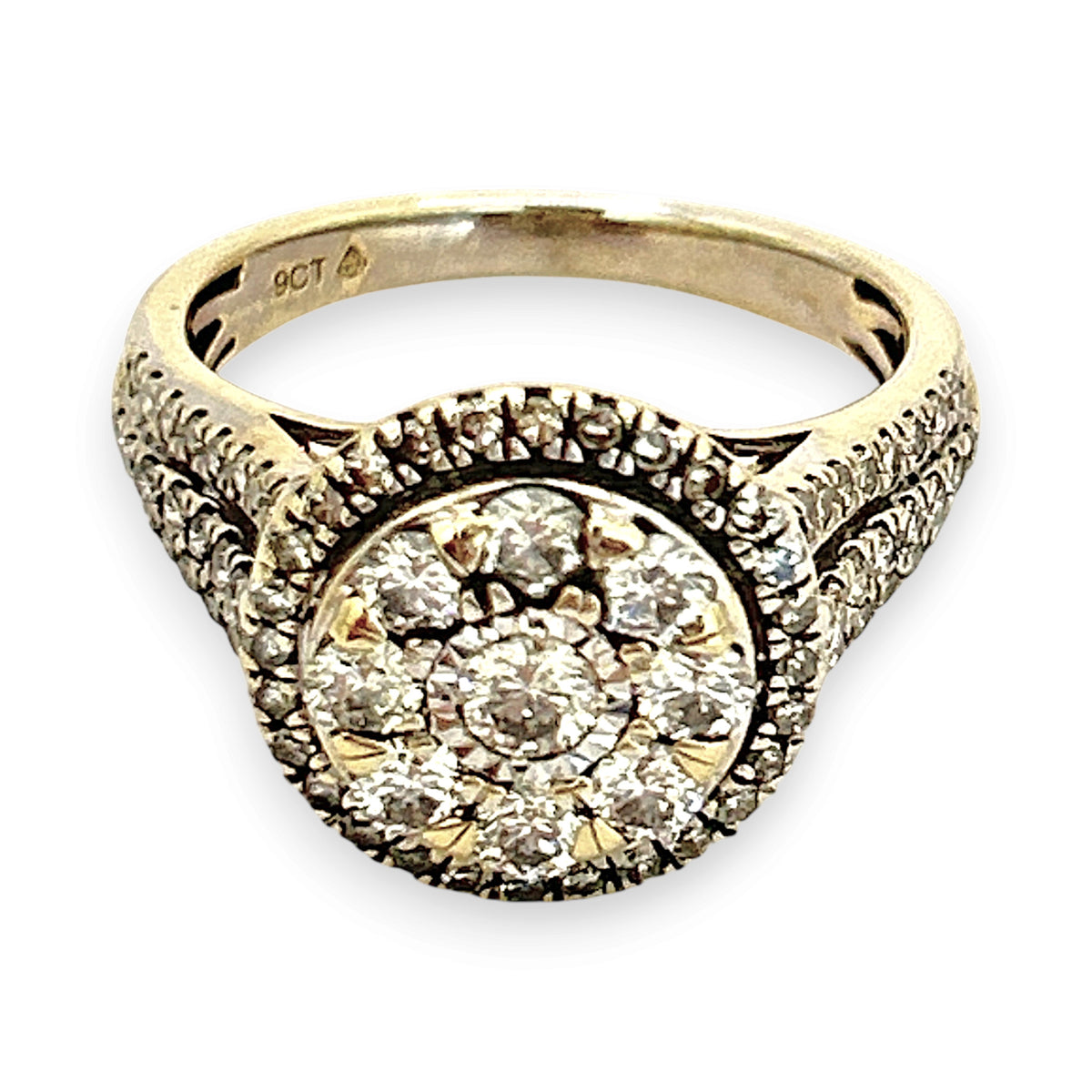 NZGD | 9ct Gold Celestial Bloom Diamond Ring TDW 1.20ct Valuation $4,000