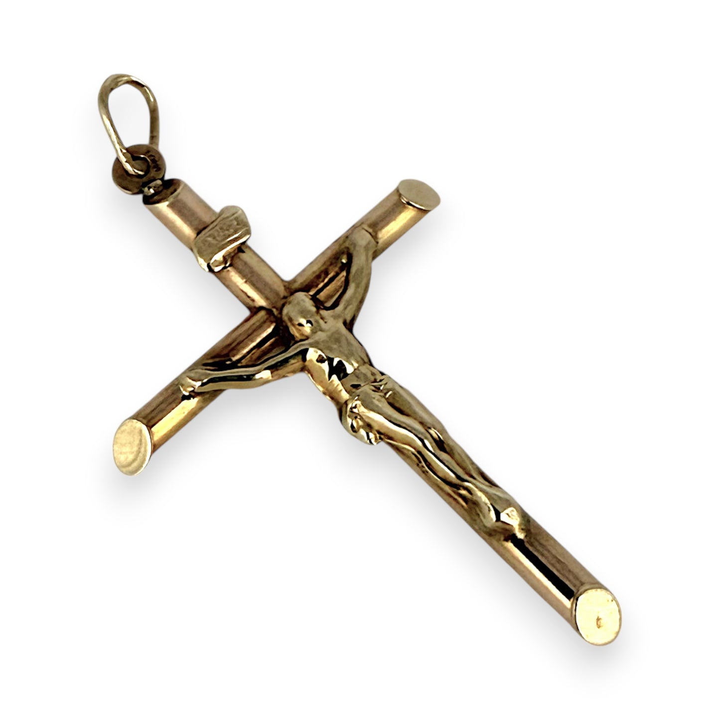 NZGD | 9ct Gold Cross of Strong Faith 45.2mm