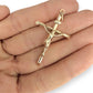 NZGD | 9ct Gold Cross of Strong Faith 45.2mm