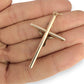 NZGD | 9ct Gold Cross of Strong Faith 45.2mm