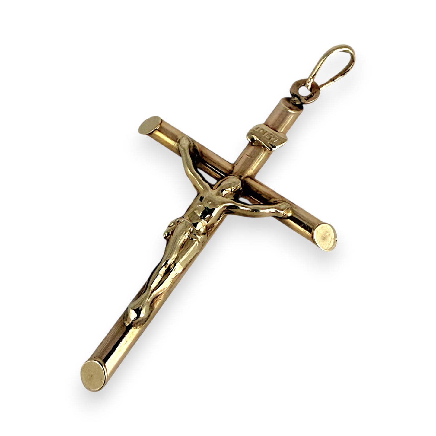 NZGD | 9ct Gold Cross of Strong Faith 45.2mm