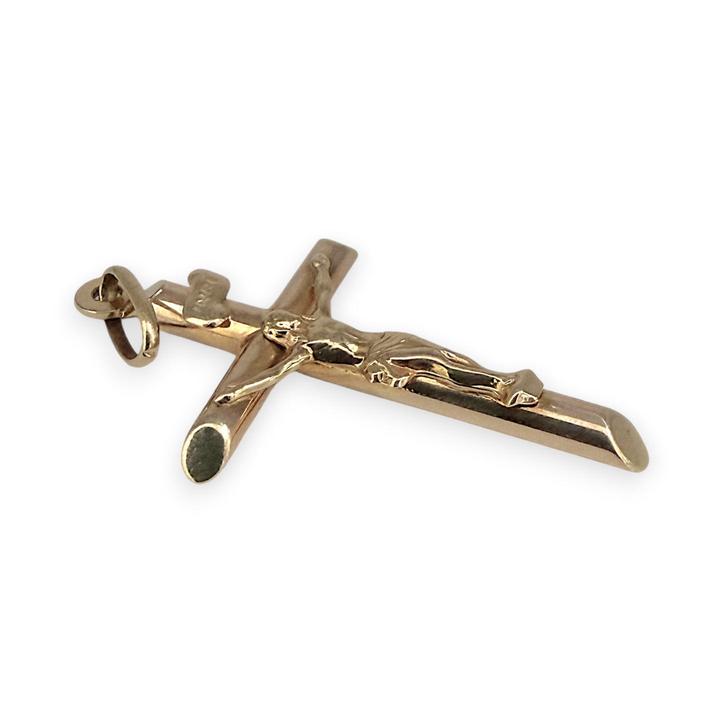 NZGD | 9ct Gold UNOAERRE Cross of Devotion 35.0mm