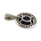 NZGD | 9ct White Gold Evening Grace Sapphire Pendant 16.6mm