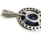 NZGD | 9ct White Gold Evening Grace Sapphire Pendant 16.6mm