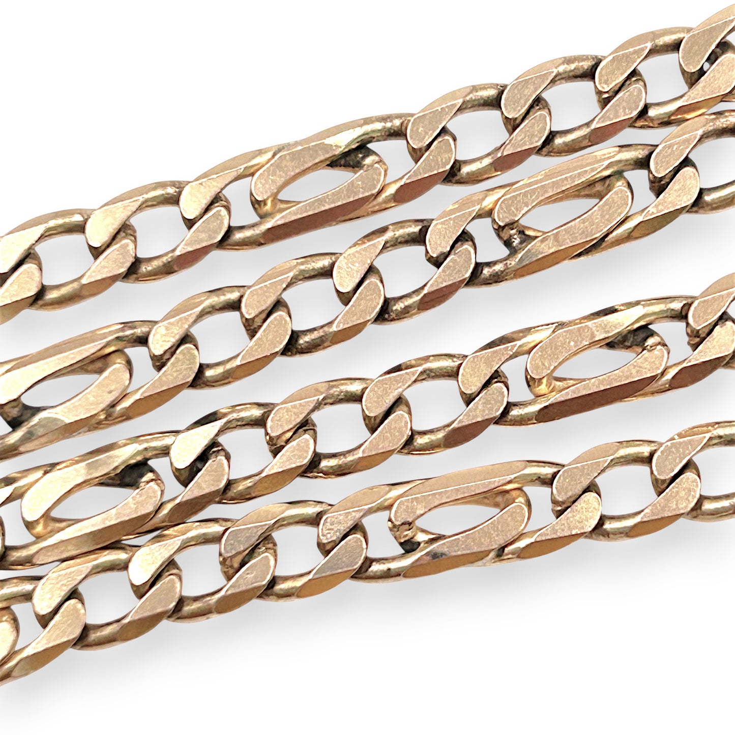 NZGD | 9ct Gold UNOAERRE Heritage Figaro‑Curb Chain Valuation $12,500