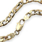 NZGD | 9ct Gold UNOAERRE Heritage Figaro‑Curb Chain Valuation $12,500