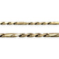 NZGD | 9ct Gold UNOAERRE Heritage Figaro‑Curb Chain Valuation $12,500