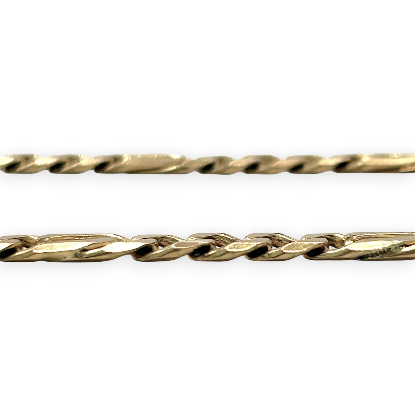NZGD | 9ct Gold UNOAERRE Heritage Figaro‑Curb Chain Valuation $12,500