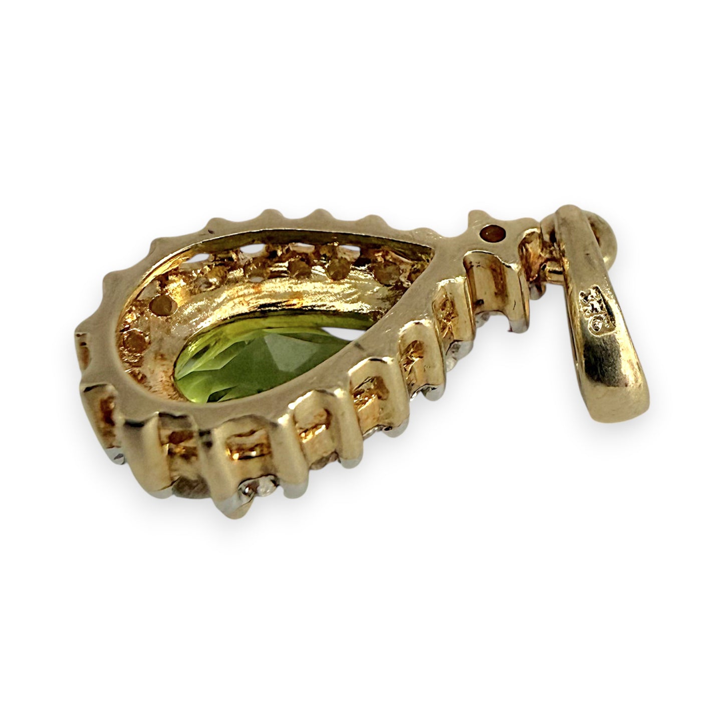 NZGD | 9ct Gold Peridot Glow Pendant