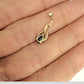 NZGD | 9ct Gold Emerald Whisper Pendant