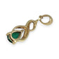 NZGD | 9ct Gold Emerald Whisper Pendant