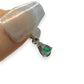 NZGD | 9ct Y/W Gold Aurora Emerald & Diamond Teardrop Pendant