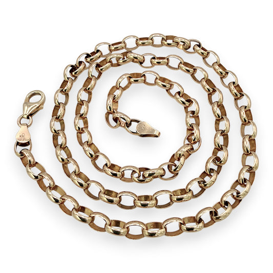 NZGD | 10ct Gold MICHAEL HILL Celestial Belcher Chain 46cm