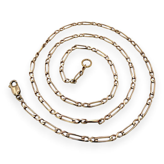 NZGD | 10ct Gold Golden Rarity 2x1 Figaro Chain 69cm