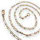 NZGD | 10ct Gold Golden Rarity 2x1 Figaro Chain 69cm
