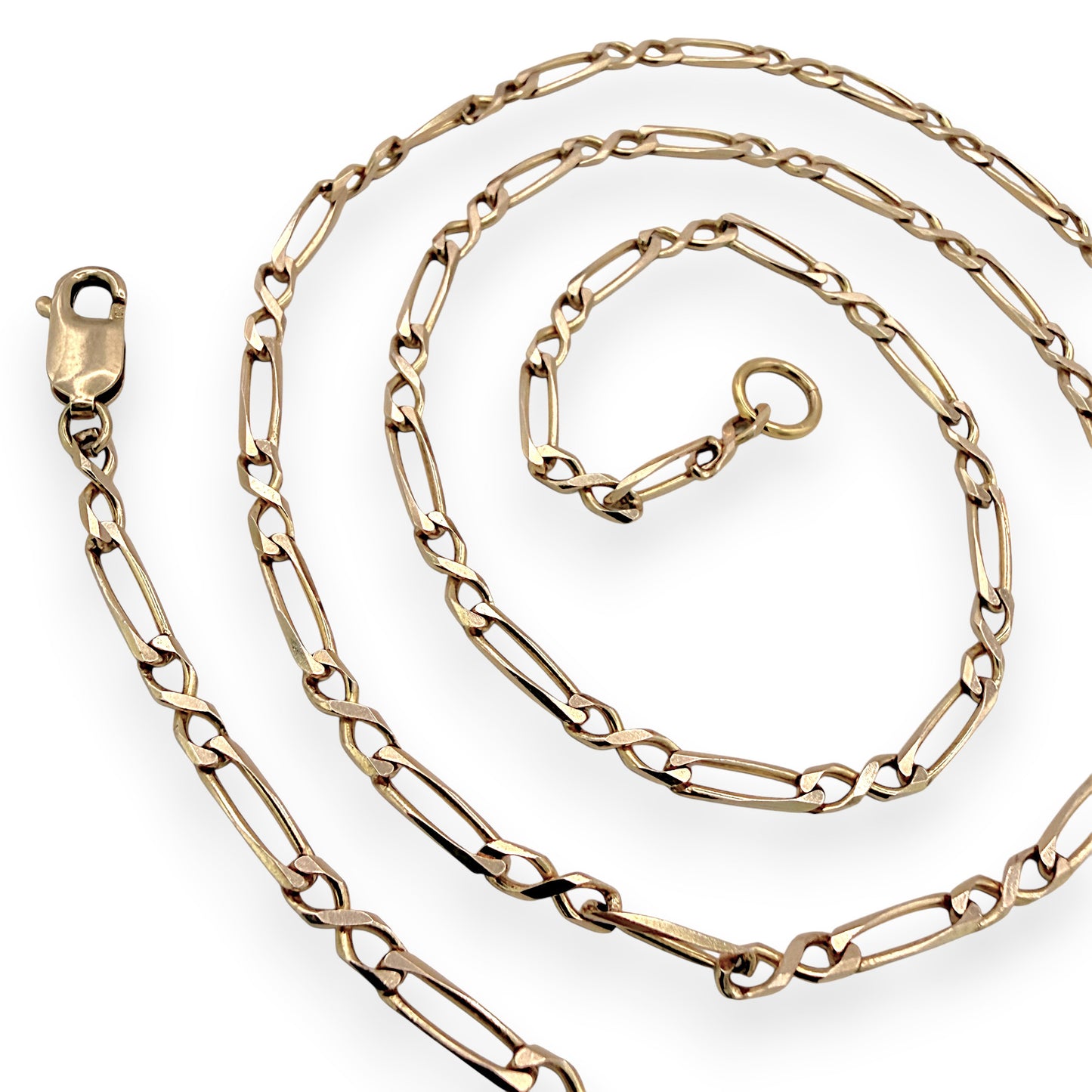 NZGD | 10ct Gold Golden Rarity 2x1 Figaro Chain 69cm