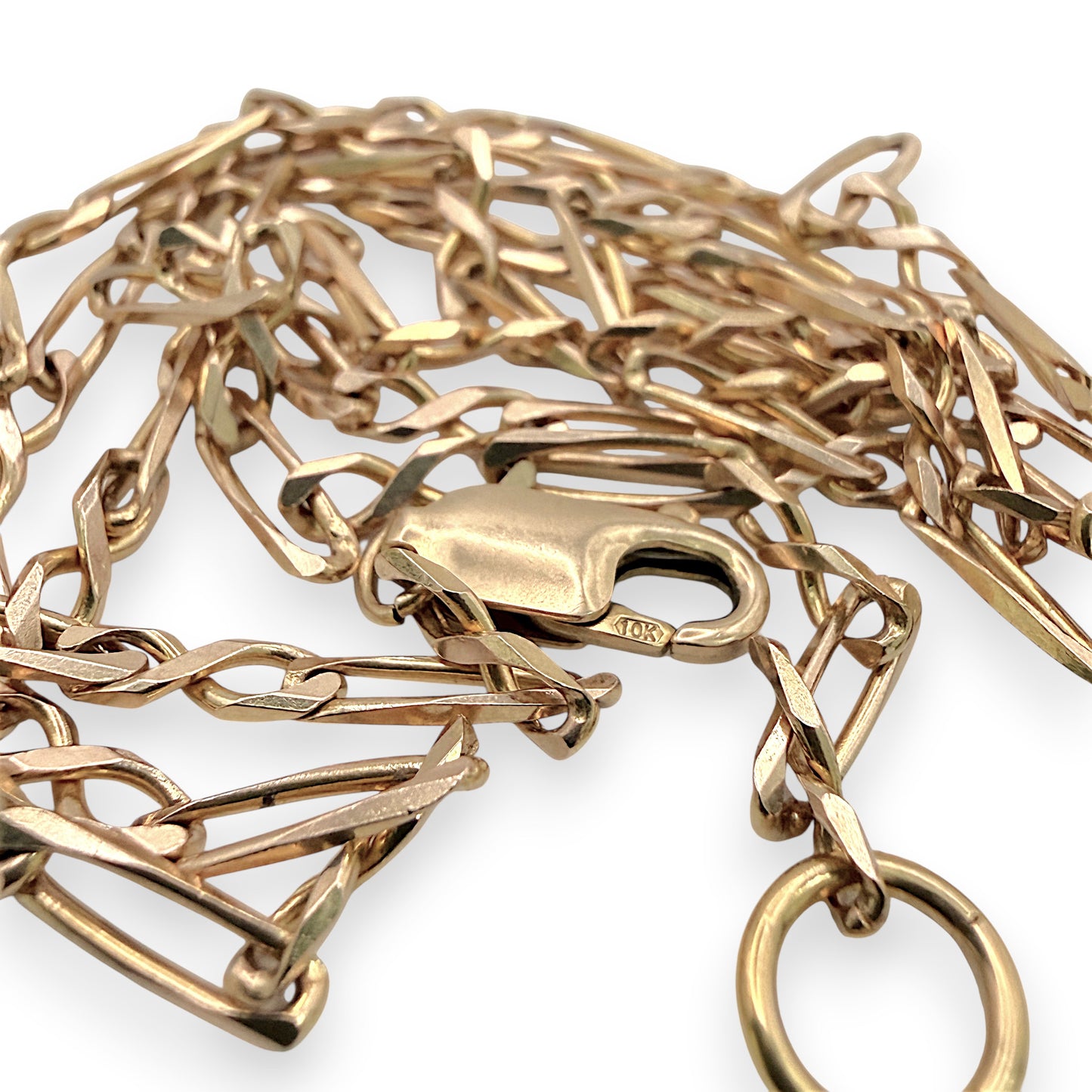 NZGD | 10ct Gold Golden Rarity 2x1 Figaro Chain 69cm