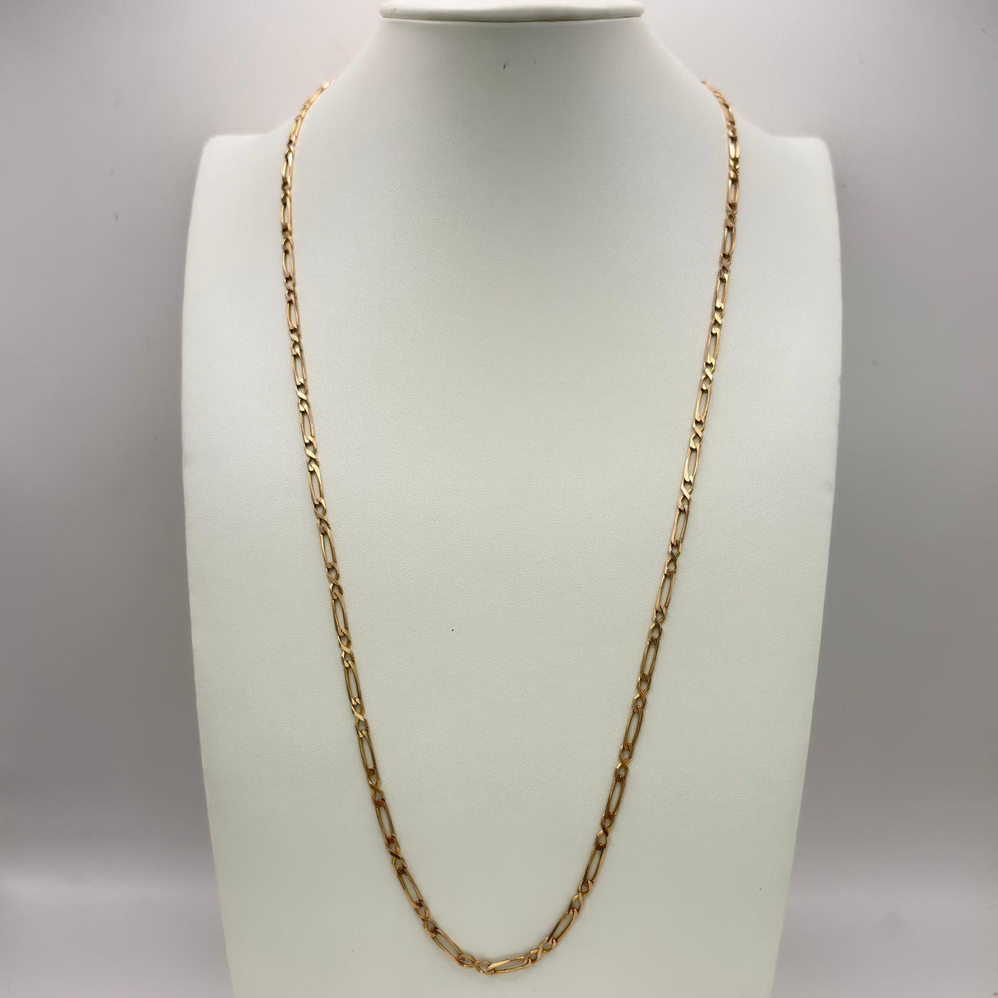 NZGD | 10ct Gold Golden Rarity 2x1 Figaro Chain 69cm