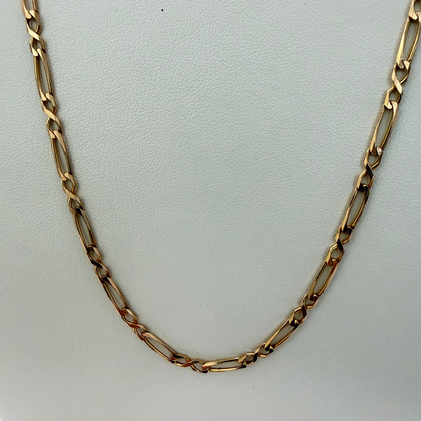 NZGD | 10ct Gold Golden Rarity 2x1 Figaro Chain 69cm
