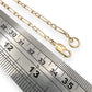 NZGD | 10ct Gold Golden Rarity 2x1 Figaro Chain 69cm