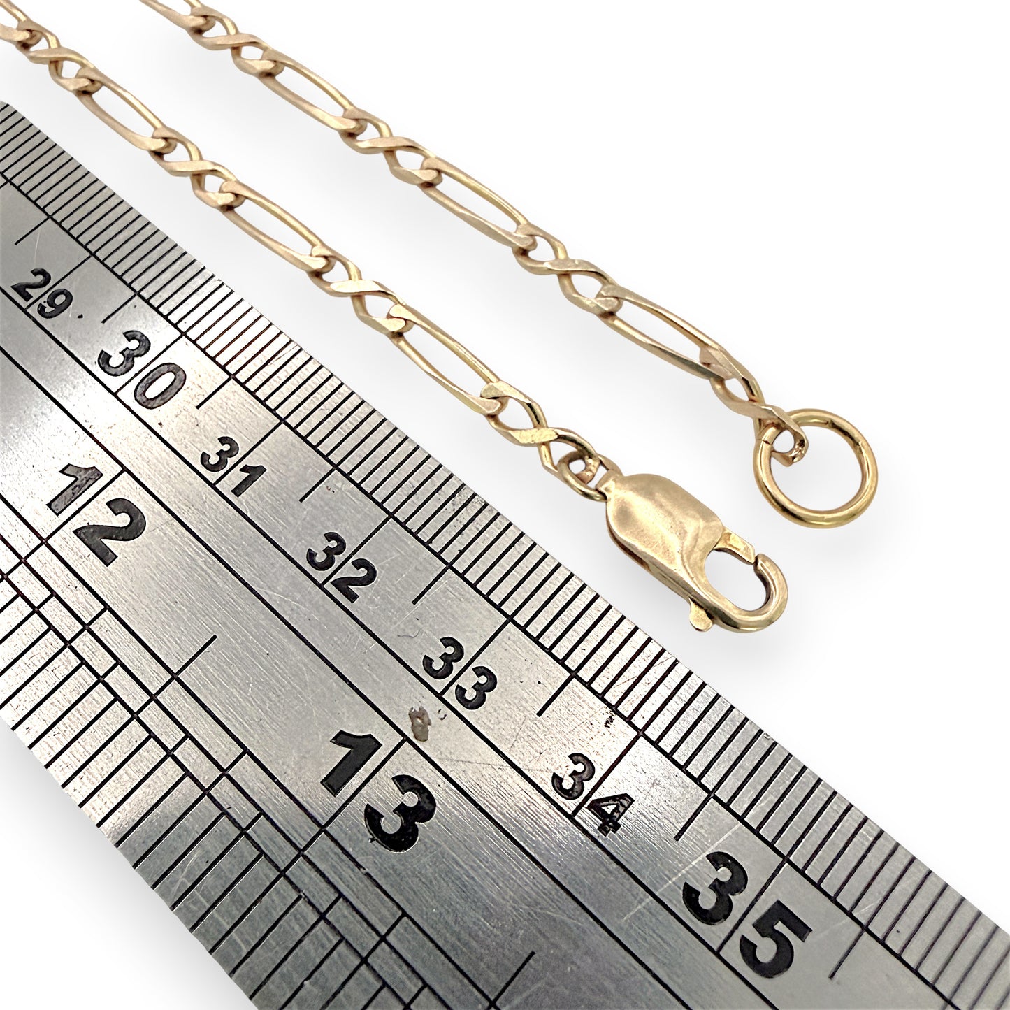 NZGD | 10ct Gold Golden Rarity 2x1 Figaro Chain 69cm