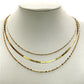 NZGD | 10ct Gold Golden Trio Harmony Necklace