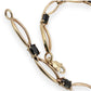 NZGD | 10ct Gold Vintage Sapphire Figaro Bracelet 20cm
