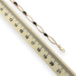NZGD | 10ct Gold Vintage Sapphire Figaro Bracelet 20cm