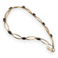 NZGD | 10ct Gold Vintage Sapphire Figaro Bracelet 20cm