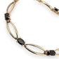 NZGD | 10ct Gold Vintage Sapphire Figaro Bracelet 20cm