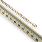 NZGD | 10ct Y/W Gold MHJ Diamond‑Cut Duo Curb Bracelet 19cm