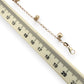 NZGD | 10ct Gold Golden Whisper Heart Charm Bracelet 19.5cm
