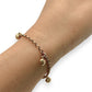 NZGD | 10ct Gold Golden Whisper Heart Charm Bracelet 19.5cm