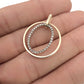 NZGD | 10ct Y/W Gold Dual Harmony Pendant with Natrual Diamonds