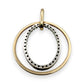 NZGD | 10ct Y/W Gold Dual Harmony Pendant with Natrual Diamonds